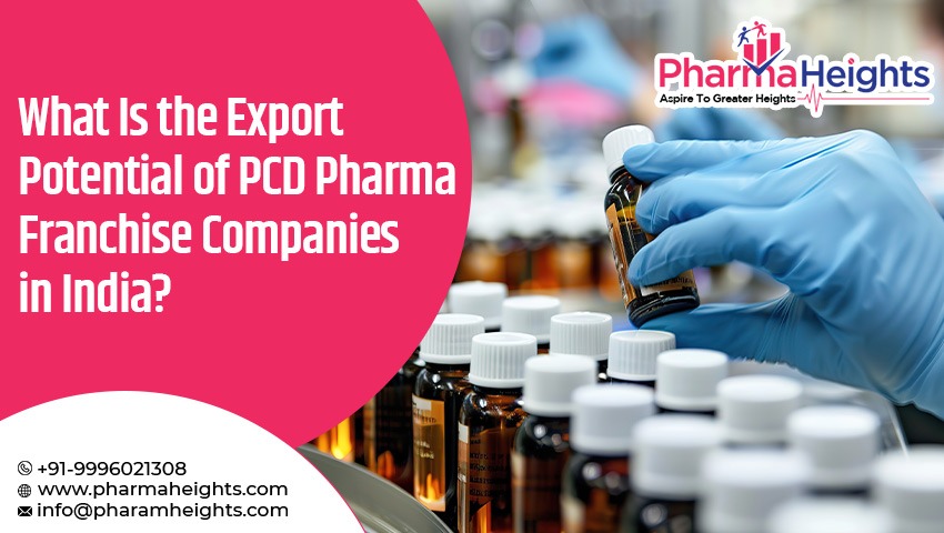 What is the Export Potential of PCD Pharma Franchise Companies in India?