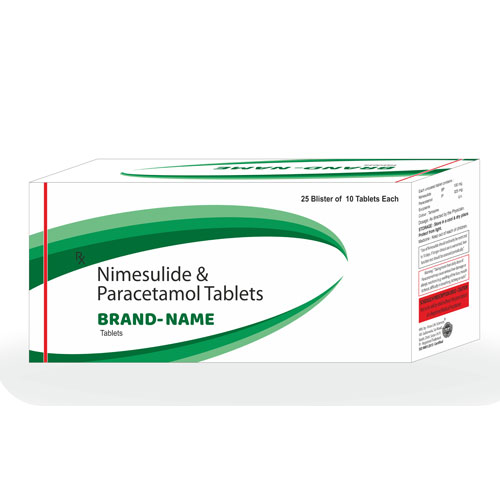 Nimesulide BP 100mg + Paracetamol IP 325mg Tablets