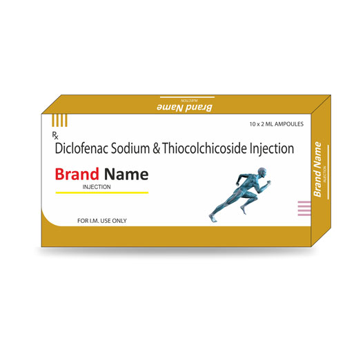 Diclofenac Potassium BP 50mg + Thiocolchicoside IP 4mg Capsules