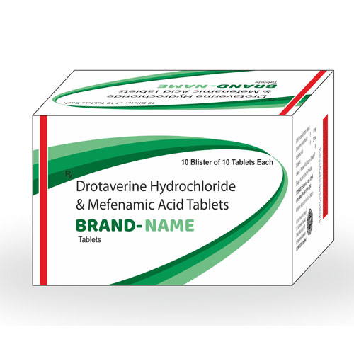 Drotaverine Hydrochloride 80mg + Mefenamic Acid IP 250mg Tablets