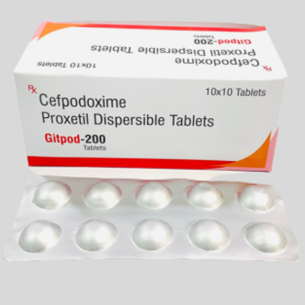 Cefpodoxime Proxetil Dispersible Tablets 200mg