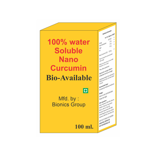 100% WATER SOLUBLE NANO CURCUMIN Syrup