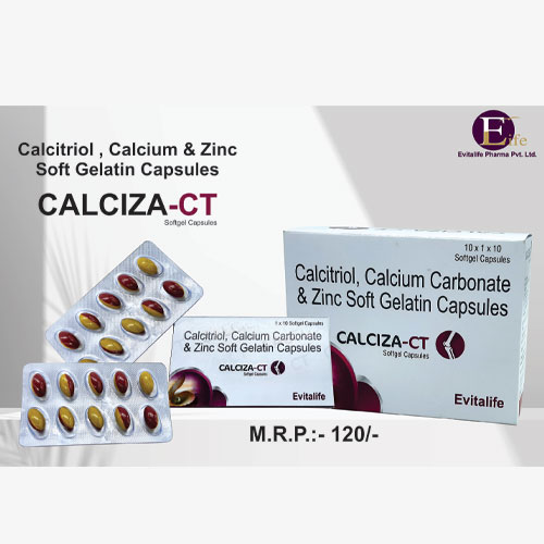 CALCIZA CT Soft Gel Capsules (10x1x10)