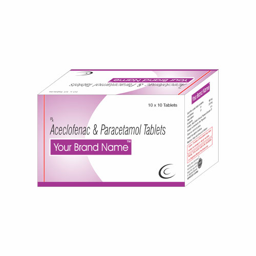 Aceclofenac IP 100mg + Paracetamol IP 325mg Tablets