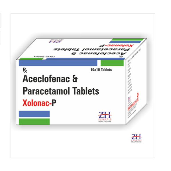 Aceclofenac 100mg & Paracetamol 325mg Tablets