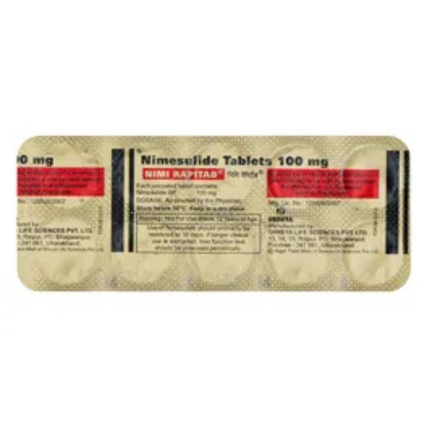 Nimi Rapitab 100 mg Tablet