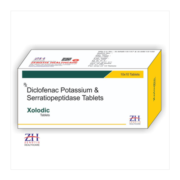Diclofenac & Serratiopeptidase Tablets