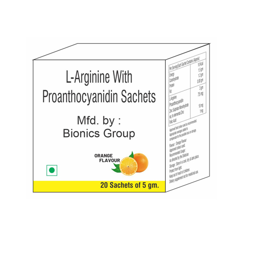 L-ARGININGE WITH PROANTHOCYANIDIN Sachets