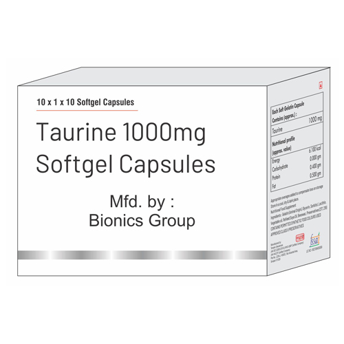 TAURINE 1000MG Softgel Capsules