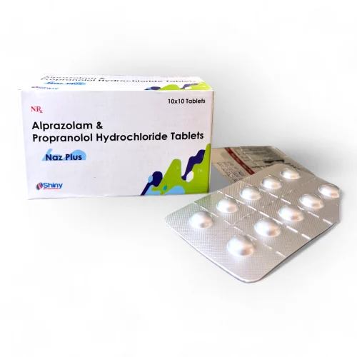 Alprazolam 25 mg & Propranolol HCl 20 mg Tablet 