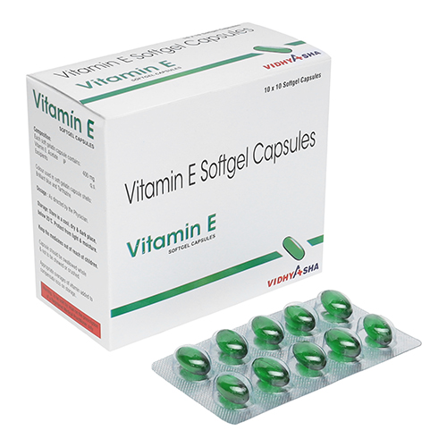 Vitamin-E Softgel Capsules