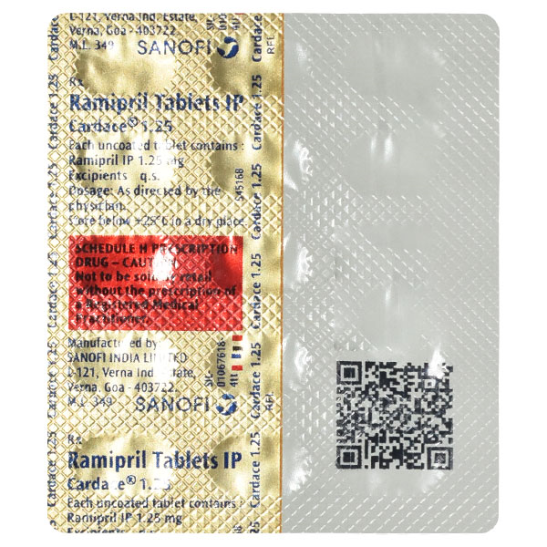 Cardace 1.25mg Tablet 