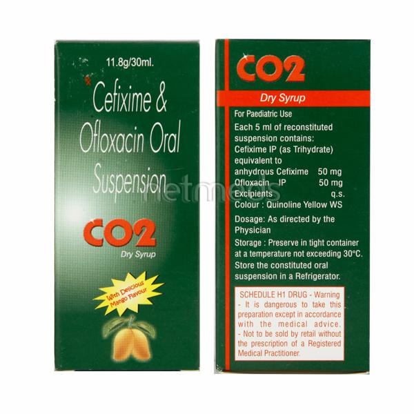 CO2 Delicious Mango Flavour Dry Syrup