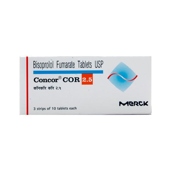 Concor Cor 2.5mg Tablet 