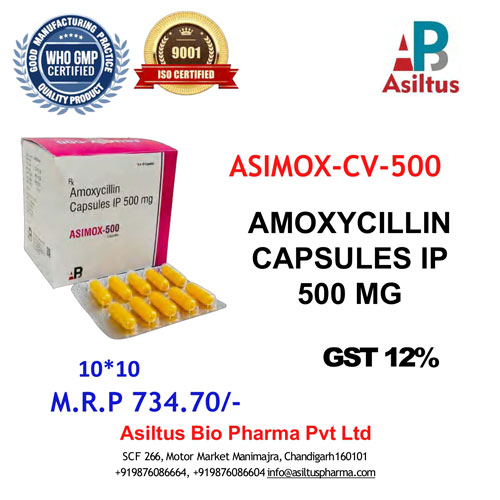 ASIMOX - 500 CAPSULES (Blister)