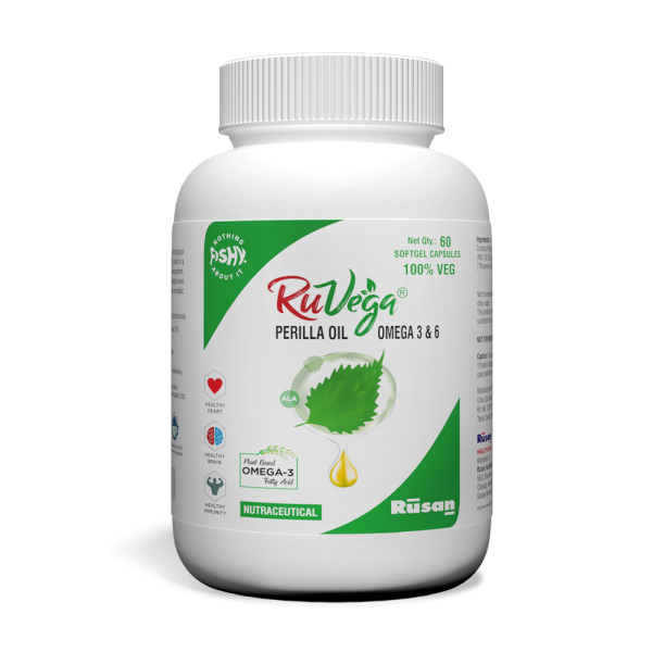 Ruvega Perilla Oil Omega 3 & 6 Capsule 
