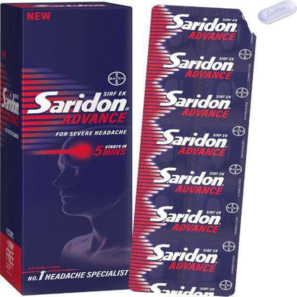 Saridon Advance Tablets for 5 in 1 