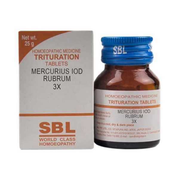 SBL Mercurius Iod.Ruber 3X Tablet 