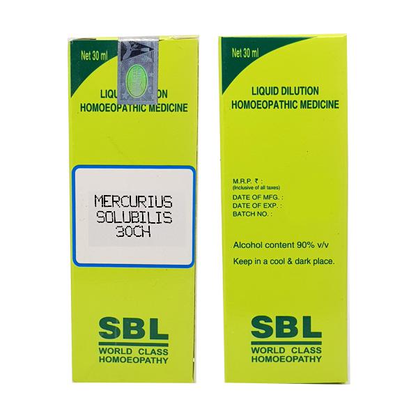 SBL Mercurius Solubilis 30 Liquid