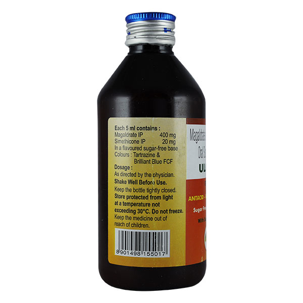 Ulgel Sugar Free Low Sodium With Saunf Flavour Suspension 